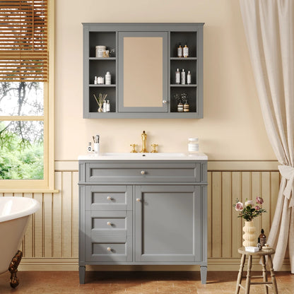 Bathroom Vanity with Medicine Cabinet