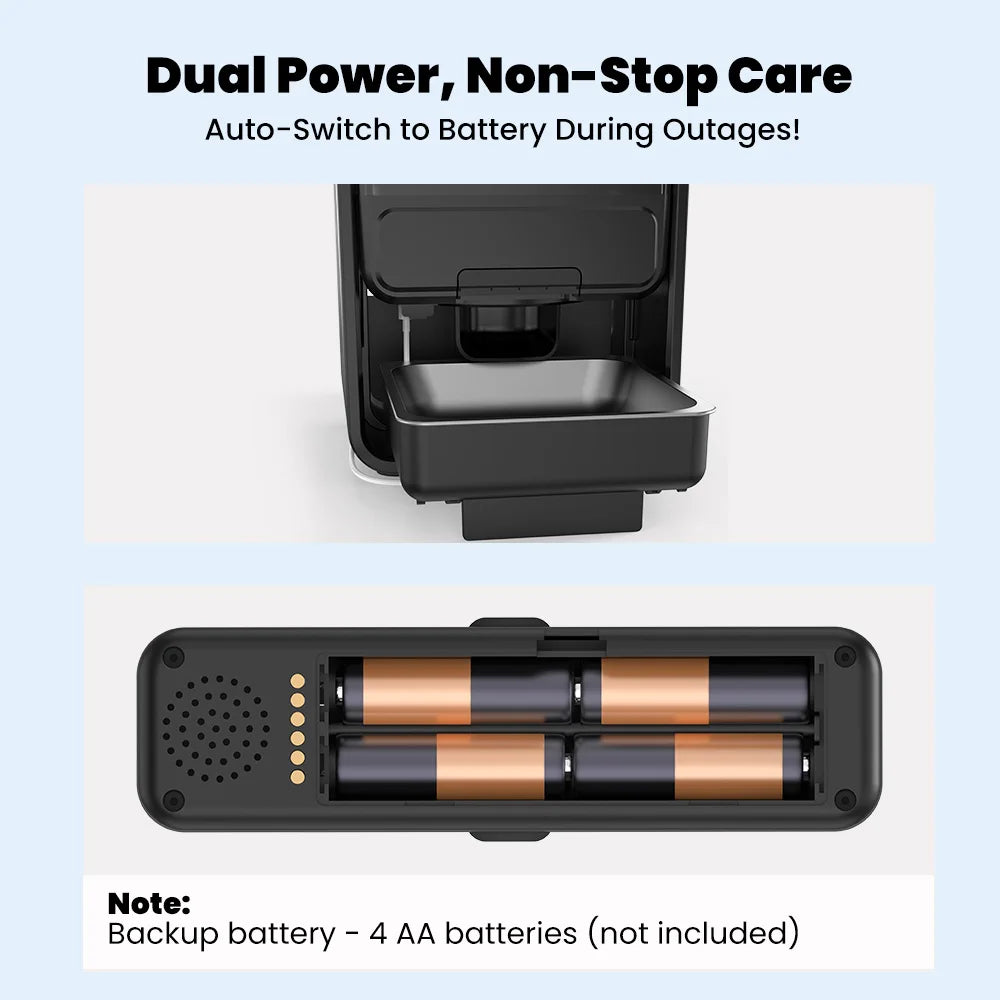 Smart Pet Feeder Automatic for Cats and Dogs-with Timed & Quantitative Feeding