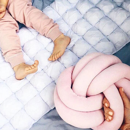 Soft Knot Ball Plush Pillows Round Throw Pillow,  Kids Home Decoration