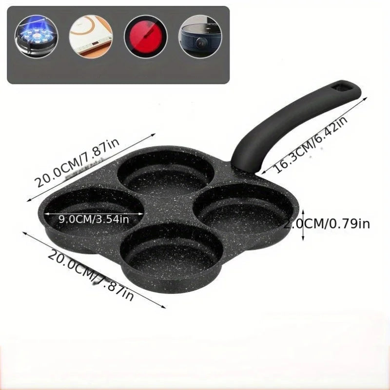 Medical Stone Four-hole Omelette Pot