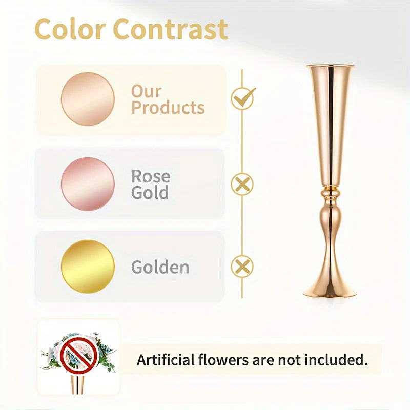 Tall Metal Vase 21.9" Great for All Every Party