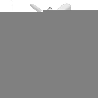 Ceiling Fans w/light low profile, LED Socket Fan, 3 Color dimmable lighting