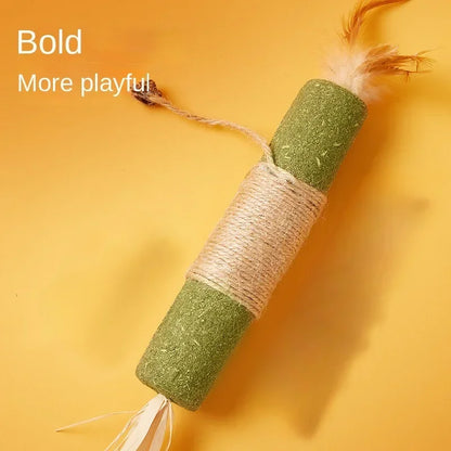 Cat Toys Silvervine Chew Stick, Pet Snack Sticks Natural Stuff with Catnip