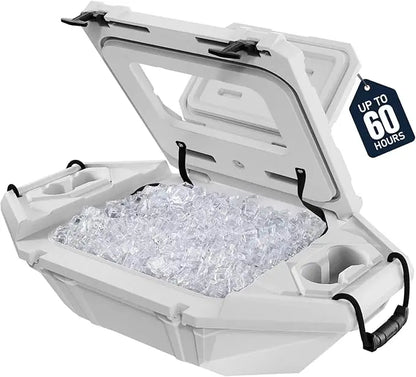 Floating Cooler-32 QT up to 60 Hours Amphibious Ice Chest