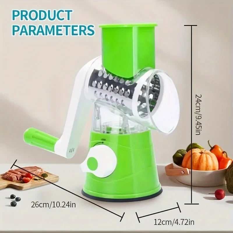 1pc Highly efficient and versatile Vegetable and Fruit Slicer Grater and Shredder