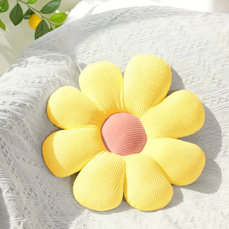 1pc Soft and Comfortable floral pattern pillow cushion, for bedroom, dormitory and home decor.