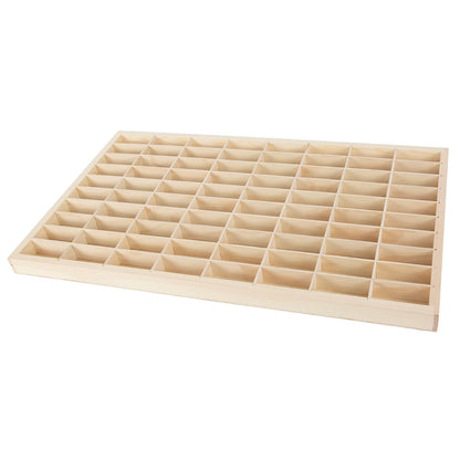 80 Grids for Hot Wheels, Diecast Car Matchbox 1/64 Wood Display Shelf
