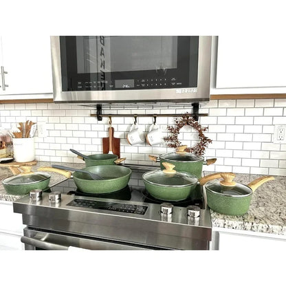 Pots and Pan Set Non stick Granite Cookware
