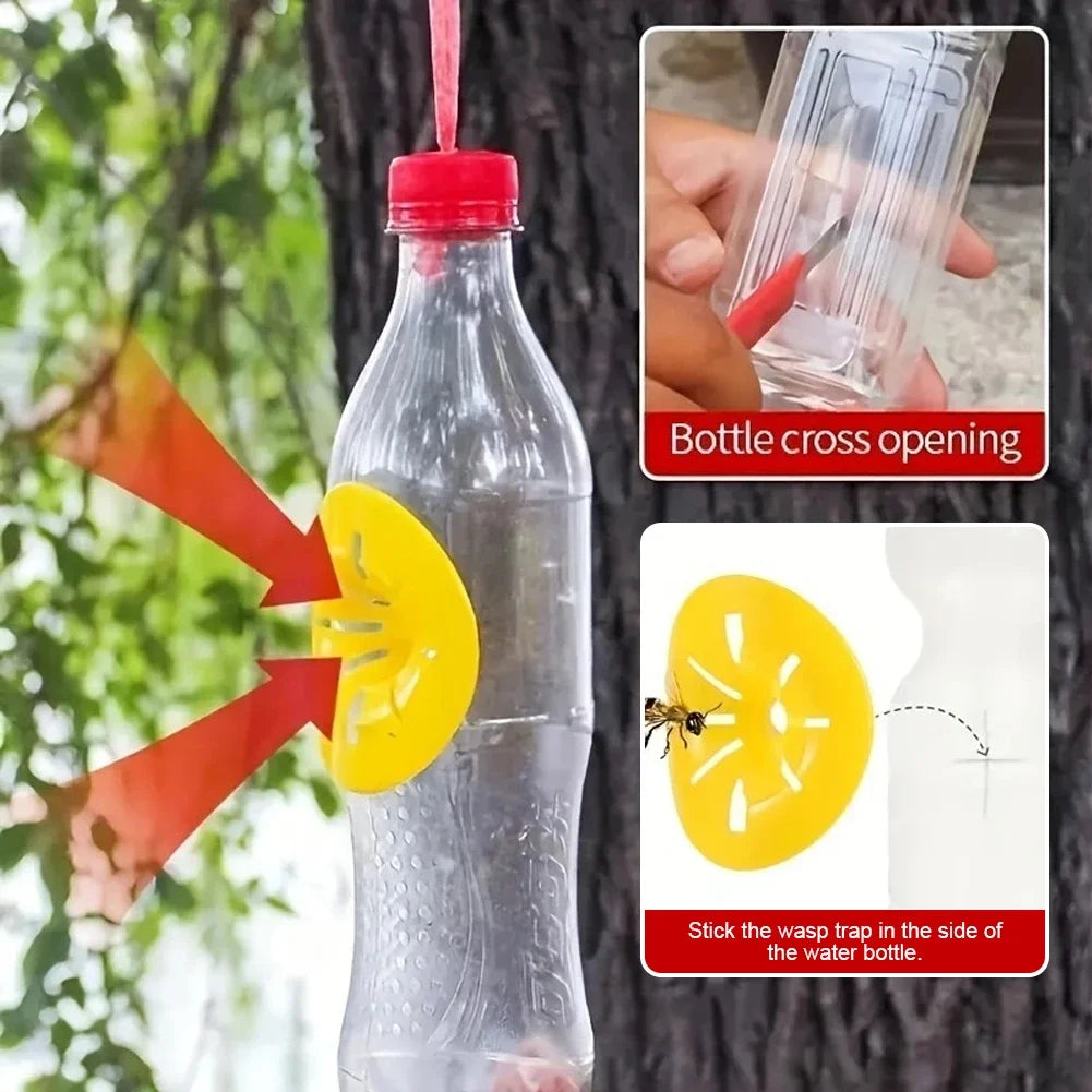 5-20 Pcs Wasp Trap Catcher, Reusable Flower Shape