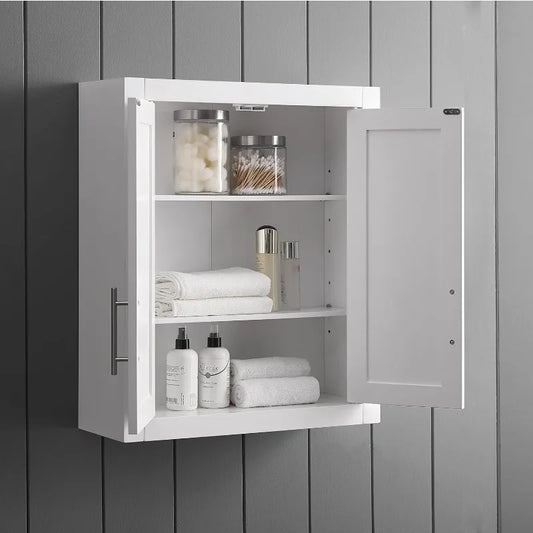 Savannah Wall Mounted Bathroom Storage Medicine Cabinet W/Shelves
