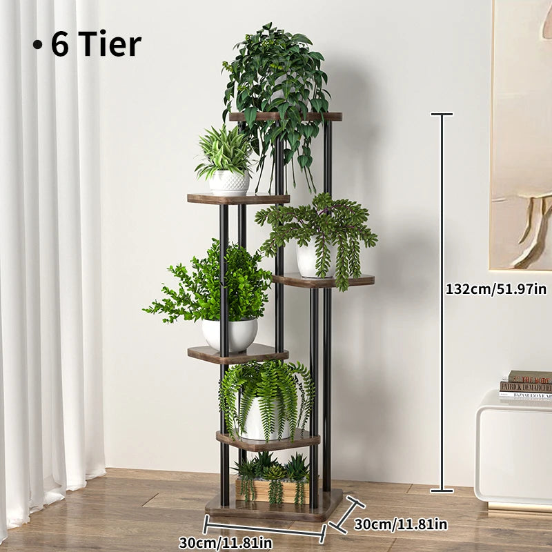 Plant and Flower Stand 6 Tier Shelf Planter Rack