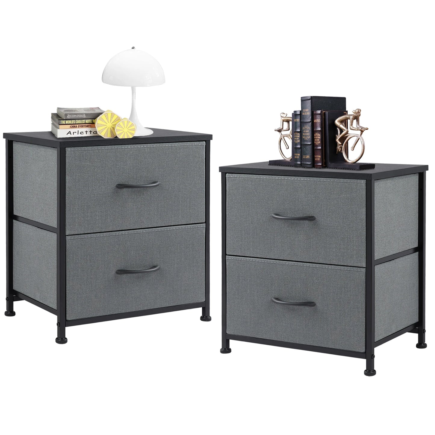 Cabinet Layers Set of 2 drawers, Living Room, and Bedside Table.