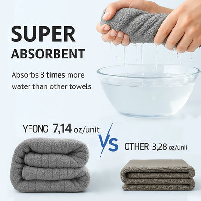 4pcs Hotel Cotton towels Bamboo Fiber Towels Sets, Home Bath Towels, Luxury Bathroom Towels