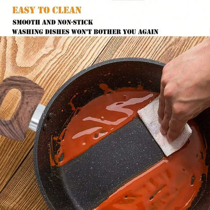 Hammered Nonstick Granite Cookware Set, 15 piece