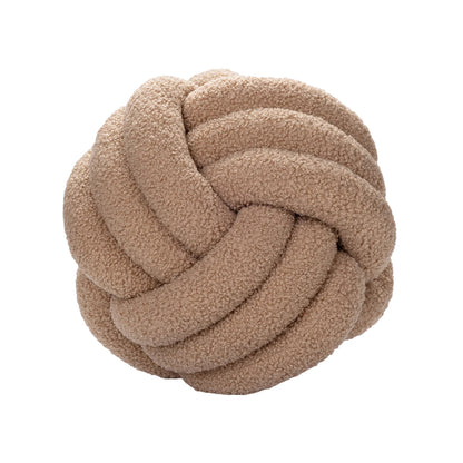 Soft Knot Ball Plush Pillows Round Throw Pillow,  Kids Home Decoration