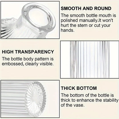 Glass Bud Vases, Bulk, 30 piece set, Cute Vintage Glass