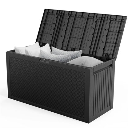 90 Gal Outdoor Garden Plastic Storage, Deck Box