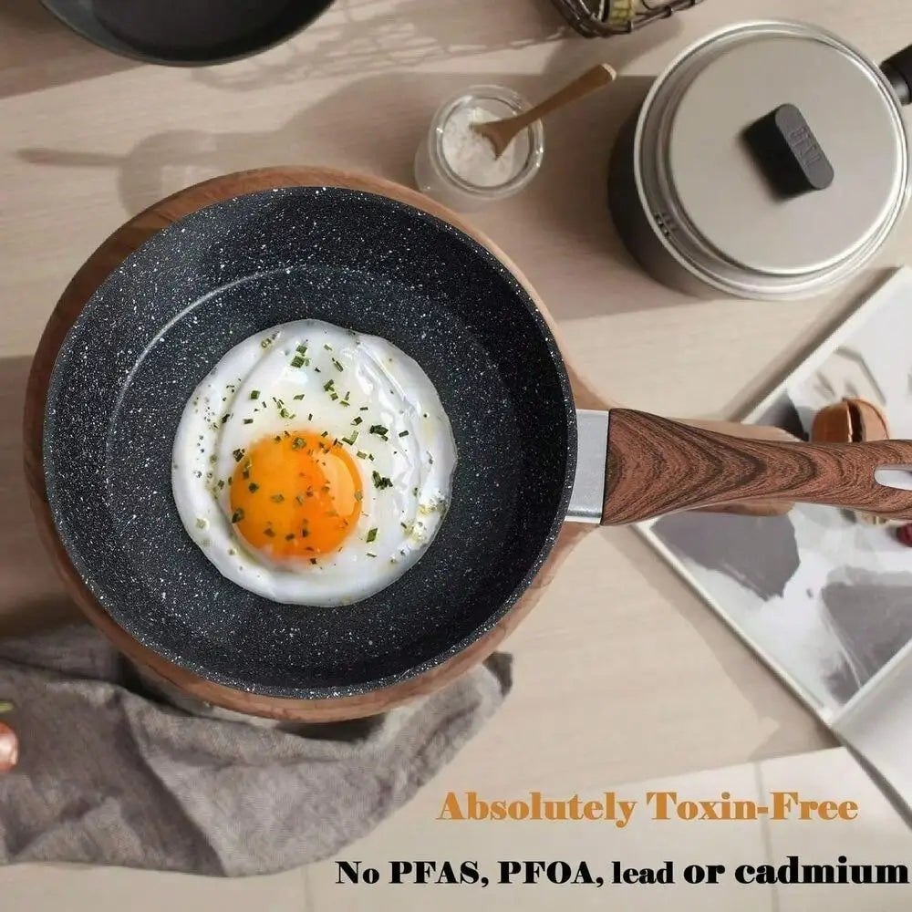 Hammered Nonstick Granite Cookware Set, 15 piece