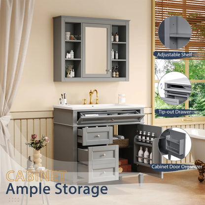 Bathroom Vanity with Medicine Cabinet